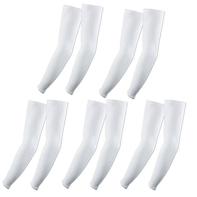 The Elixir Lot de 5 Manchons de Compression Premium Soleil UV pour Golf, Cyclisme, Randonnée, Camping, Conduite, Vélo, Toutes Activités Extérieures