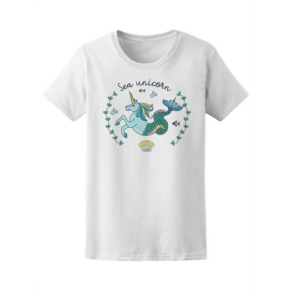 The Sea Unicorn Horse T-Shirt Women -Image by Shutterstock, Female Medium
