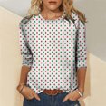 thumbnail image 2 of Camisas Navideñas Para Mujer Tops de Manga Larga Moda Estampado de Navidad Cuello Redondo Top Blusa Jersey Odeerbi ODB202219, 2 of 5