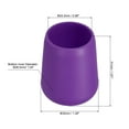 thumbnail image 2 of Unique Bargains 4 Pcs Silicone Fishing Rod Butt Cushion Protector Cap, Large, Purple, 2 of 7