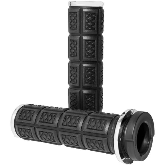 Kuryakyn Enygma Grips Throttle-By -Wire - Chrome