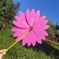 thumbnail image 6 of Cute Sunflower Windmills Colorful Daisy Flower Wind Rotater with Stake Sunflower Wind Swivel Sculptures for Yard Patio Garden Party Outdoor Decor 29.5inch, 6 of 9