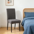 thumbnail image 6 of Non Slip Elastic Chair Covers 4 Pack - Thickened Stretch Dining Chair Protectors for Home Restaurant - Anti Spill Washable Polyester Slipcovers (Multiple Colors), 6 of 6