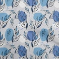 thumbnail image 1 of oneOone Polyester Lycra Light Gray Fabric Leaves Sewing Fabric By The Yard Printed Diy Clothing Sewing Supplies 56 Inch Wide, 1 of 6