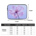 thumbnail image 2 of Bright Purple Flower Laptop Sleeve Bag Compatible With MacBook Air / Pro iPad MateBook Tablet Surface HP Lenovo Dell ASUS Acer Laptop Computer Protective Size: 17 inch, 2 of 5