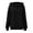 Black, variant on HNMKIU Women Fashion Solid V Neck Hooded Long Sleeve Casual Hoodie Loose Top Womens Hoodies Black,L