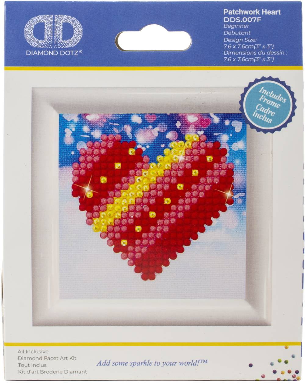 Diamond Dotz Diamond Embroidery Facet Art Kit W/ FramePatchwork W