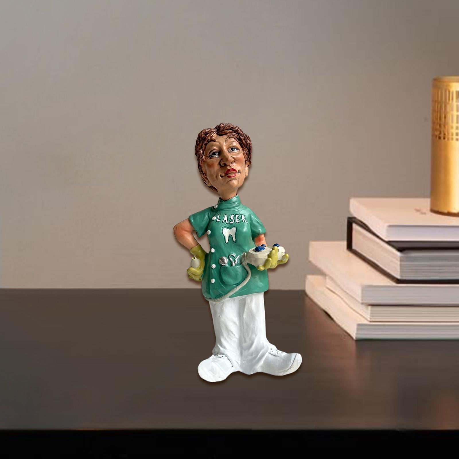 Tongina Person Sculpture Human Crafts Ornament Home Modern Worker Figurine Resin Figure Statue for Friends, Bedroom,Countertop,Family G