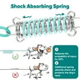thumbnail image 4 of Furggis 20FT Heavy-Duty Tie-Out Cable for Dogs Up to 125 lbs, Chew-Proof & Tangle-Free, Ice Blue, 4 of 7