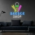 thumbnail image 2 of Handmadetneonsign Barber Shop Led Sign, Barber Shop Neon Sign, Wall Decor, Barber Shop Led, 2 of 5