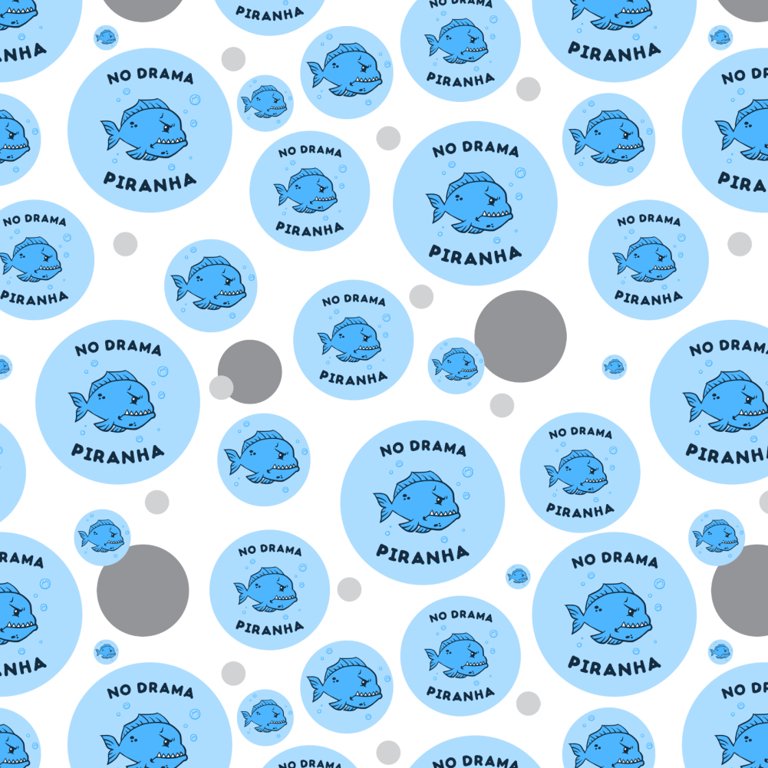 Piranha T Shirt | No Drama Piranha | Piranha Gifts Idea Piranha T Shirt | No Drama Piranha | Piranha Gifts Idea