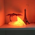 thumbnail image 4 of Dragon Night Light Creative 3d Printed Fire Dragon LED Lamp Home Decor Gift For Kids, 4 of 13