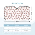 thumbnail image 3 of Bingfone Red Fox Car Windshield Sunshade,Sun Foldable Sun Shield Sun Visor for Car - Medium, 3 of 8