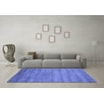 thumbnail image 3 of Ahgly Company Indoor Rectangle Oriental Blue Industrial Area Rugs, 2' x 3', 3 of 4