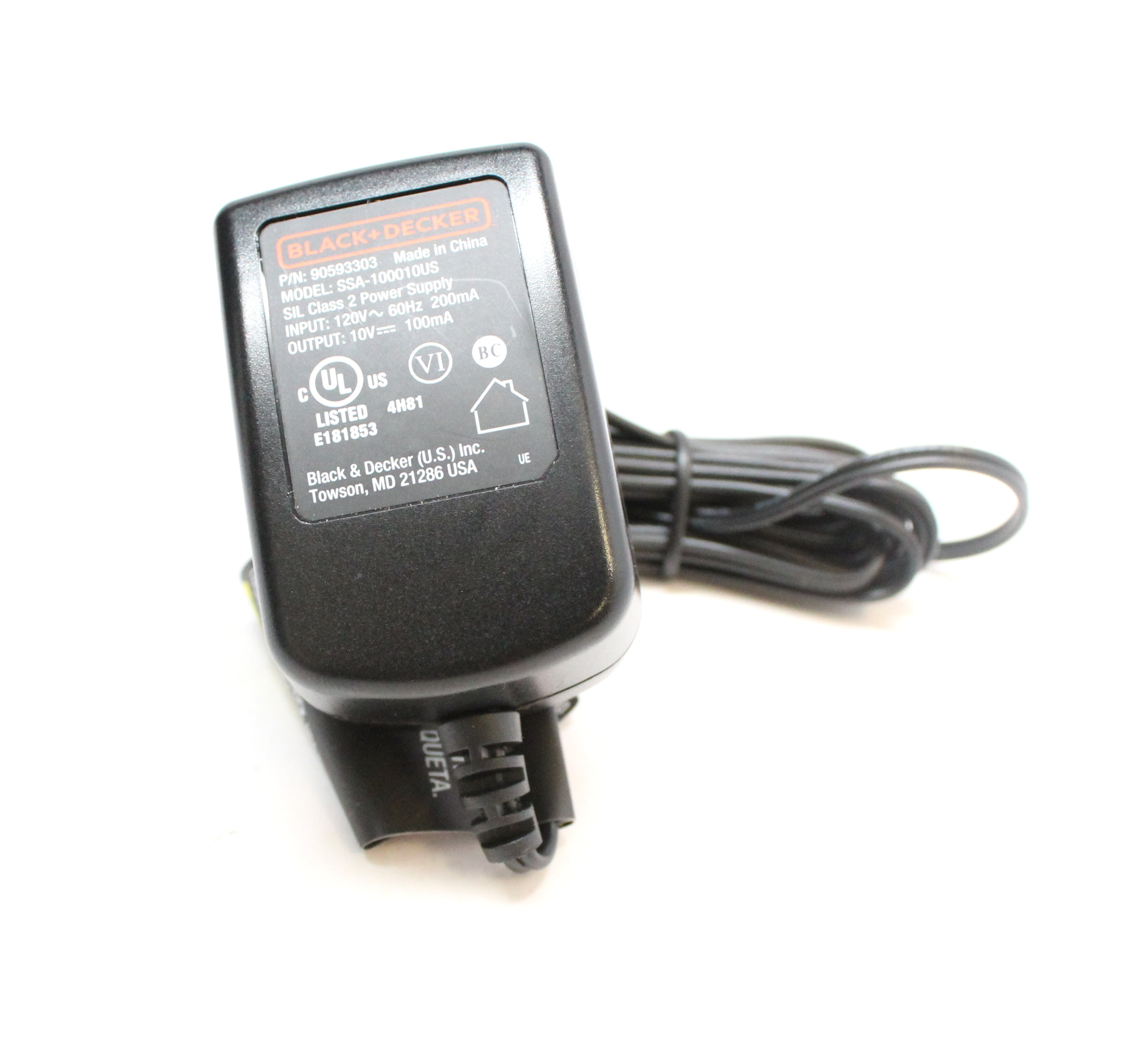 Black & Decker Replacement Power Tool Battery Charger 905472