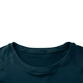 thumbnail image 6 of Stamzod Winter Warm Gym Shirts Men Solid Color Round Neck Thermals Shirt Casual Fitness Long Sleeve Mens Shirts Navy-1 M, 6 of 8