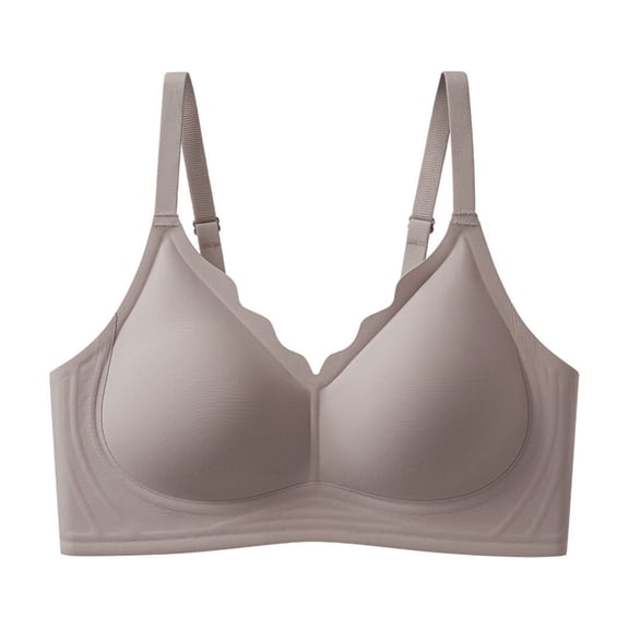 Jamicy Bras for Women with Support Wireless Seamless Padded Bralettes No Underwire Tshirt Everyday Comfort Underwear Daily Bra