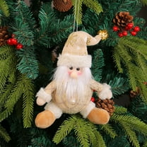 AuroraX Plushs Doll Christmas Decorations Shatterproof Cute 2025 Hanging Christmas Tree Ornaments(Multi-Shape) Teens Festival Holiday Gifts