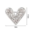 thumbnail image 6 of Mightlink Women Brooch Hollow Out Heart Shape Anti-slip Wear-resistant Coat Collar Hat Scarf Decoration Clothes Pin Garment Jewelry, 6 of 7