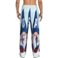 thumbnail image 3 of Balery Men'S Cute Gnomes In Usa Pants,Sleepwear Pants,Pajama Pants,Pj Bottoms Drawstring And Pockets-Small, 3 of 9