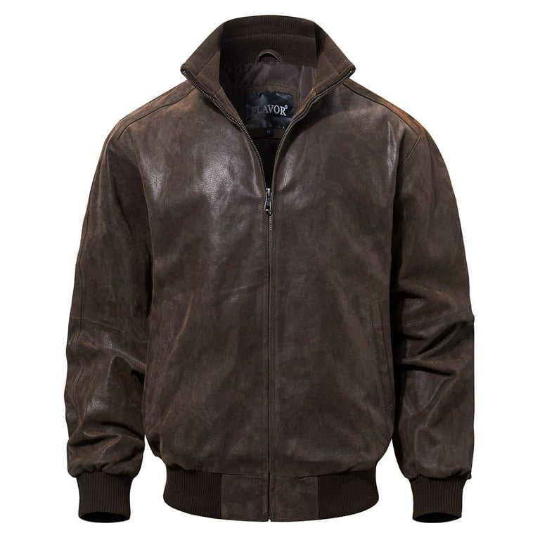 Flavor men's clearance leather jacket