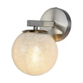 thumbnail image 1 of Xtricity Bohannon Wall Light Nickel Antique Brass Finish E26 Bulb 6'' Width, 1 of 3