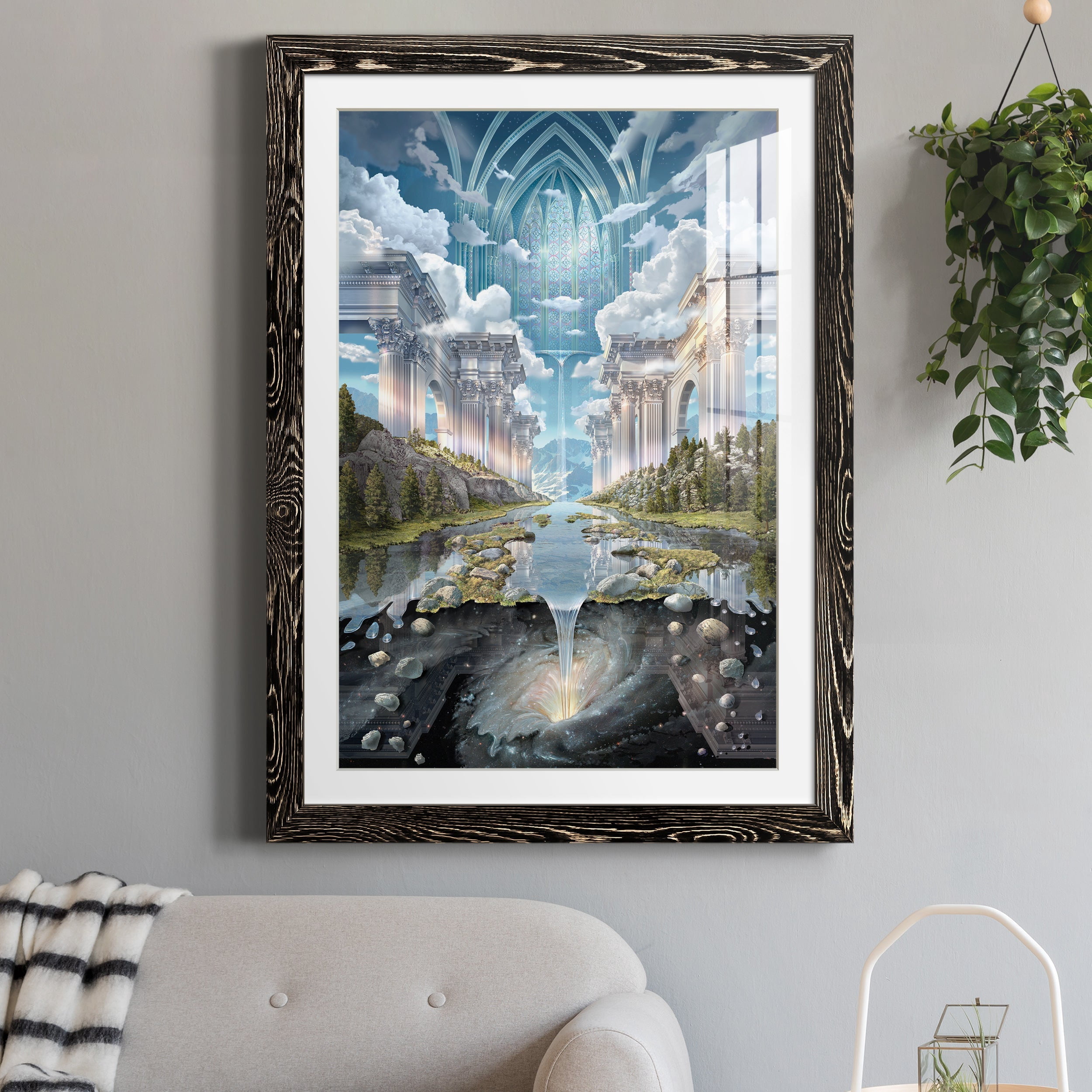 Genesis II - Premium Framed Print - Distressed Barnwood Frame - Ready to Hang