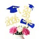 thumbnail image 1 of Topers para pastel SakFestivo 16 piezas Graduación azul y dorado, 1 of 4