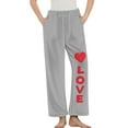 thumbnail image 2 of Elvqul Womens Pajamas Pants,Womens Pajamas,Holiday Flannel Pants Only Winter Comfortable Soft,Gray,Size XL, 2 of 5