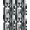 Black White Grey, Pattern 1, variant on ODIKA 8'x10' Washable Area Rug Non-Shedding, Easy Care, Grey Abstract Striped Grid Design Mid Century Minimalist Vertical Blocks for King Size Bedroom Under Bed, Master Suite