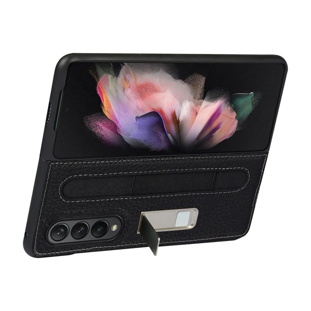 Estuche Para Teléfono Compatible Con Galaxy Z Fold 3 5G Estuche Con Portalápices Funda De Cuero Antideslizante A Prueba De Golpes Para Teléfono Advancent EL017966-01