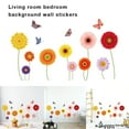 thumbnail image 2 of Wosthever Flores PVC zócalo pegatinas de pared Mural ventana muebles papel pintado calcomanías casa niña sala de estar guardería hogar Decoración del hogar tipo 2, 2 of 6
