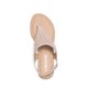 thumbnail image 3 of Sandalia DREAM PAIRS plana nude con tira en T y pedrería talla 7.5, 3 of 7