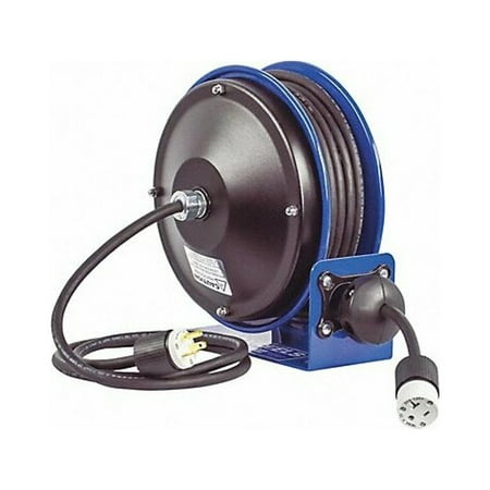 Coxreels Cord Reel,30ft,16 AWG,Connector,120VAC PC10-3016-A