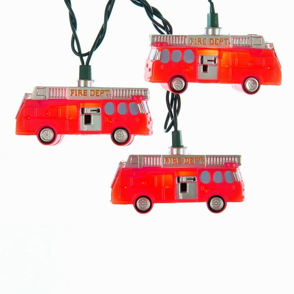 Kurt Adler 10-Light Fire Truck Light Set