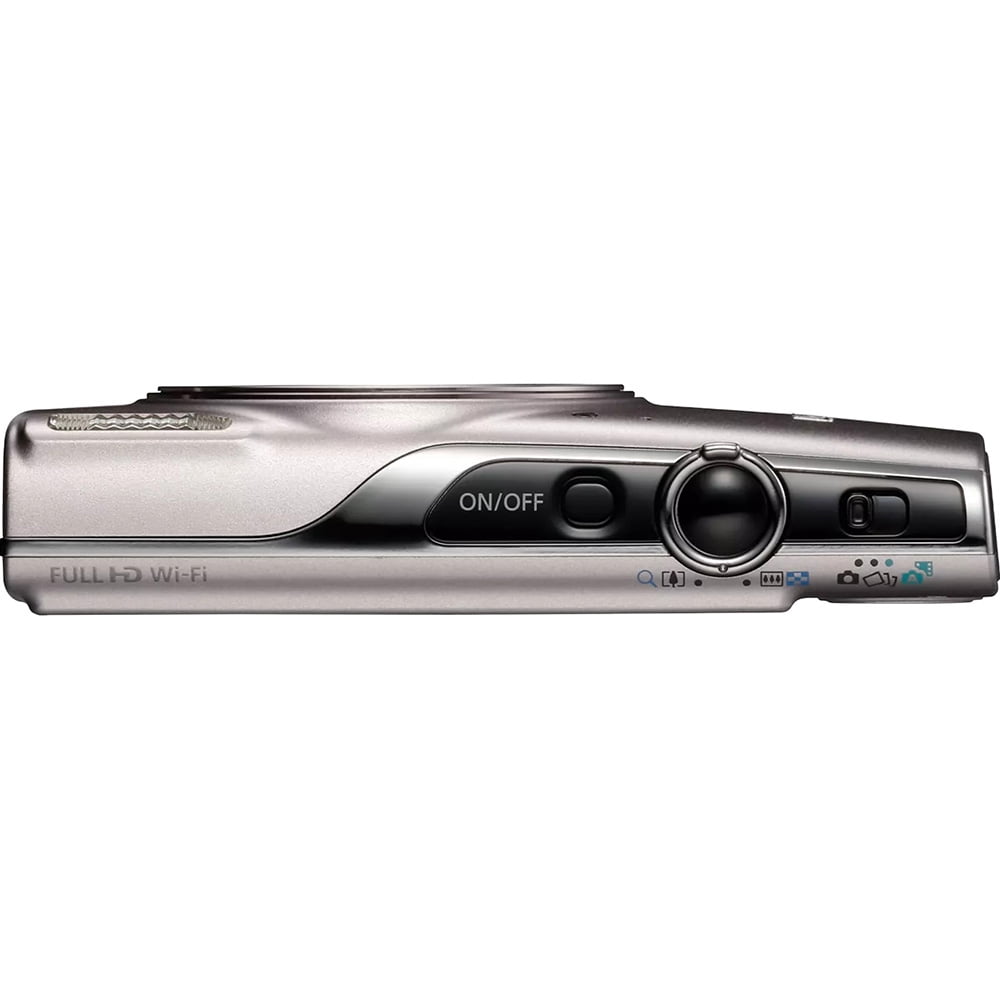 Canon PowerShot ELPH 360 HS A (Silver), 20.2MP CMOS, 12x Zoom, OIS, 1080p FHD
