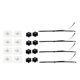 thumbnail image 5 of Correas de seguridad para TV, correas de anclaje a la pared para TV, arnés ajustable y versátil antivuelco. 4 piezas, 5 of 9