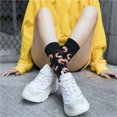 thumbnail image 3 of Chaussettes pour Femmes Mode Femmes Chaussettes en Coton à Blocs de Couleur Chaudes Chaussettes Décontractées à Losanges Colorés Chaussettes de Robe Chaussettes de Noël en Liquidation, 3 of 5