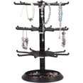 thumbnail image 4 of HAHDAXIA Rotation Bijoux Présentoir Support Collier Rack Réglable Multipurpose Bijoux Arbre Stand Organisateur pour Colliers, Bracelets, Boucles d'Oreilles, Bagues (Blanc), 4 of 7