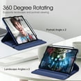 thumbnail image 4 of Fintie iPad Pro 11 Case 2020 360 Degree Rotating Stand Cover with Pencil Holder Auto Sleep/Wake, Galaxy, 4 of 6