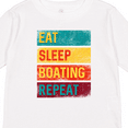 thumbnail image 4 of Inktastic Kayaking Canoeing Eat Sleep Boating Repeat Boys or Girls Long Sleeve Toddler T-Shirt, 4 of 5