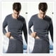 thumbnail image 1 of Ropa de otoño de algodón para hombre, pantalones de polar, camisa de una pieza con cuello redondo, suéter de algodón, polar fino de mediana edad, 1 of 5