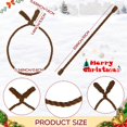 thumbnail image 2 of Corbatas decorativas navideñas con forma de guirnalda Zhengmy, 16 unidades, 51 cm, 2 of 7