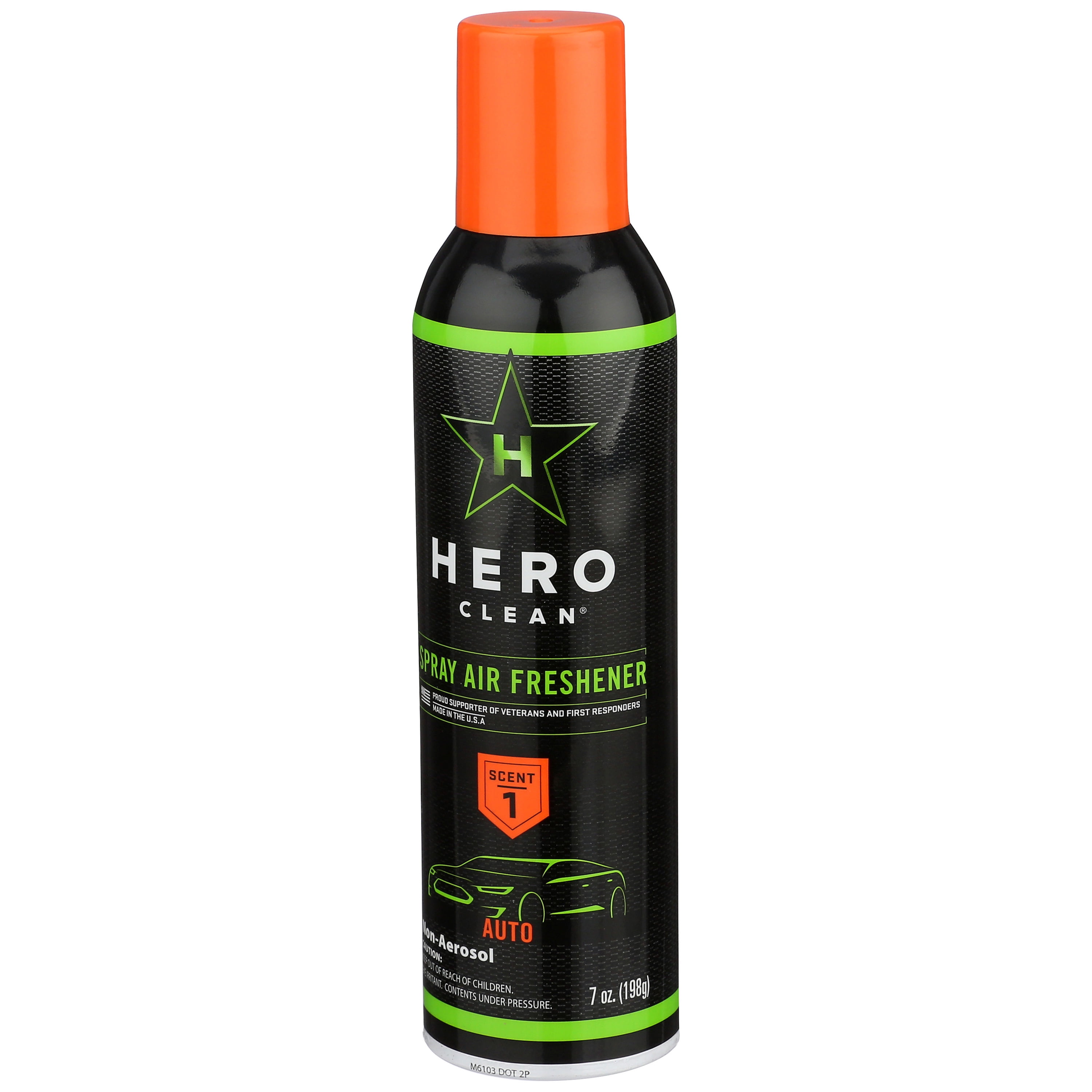(2 pack) Hero Clean Odor Eliminating Air Freshener Spray, Scent 1, 7-Ounce