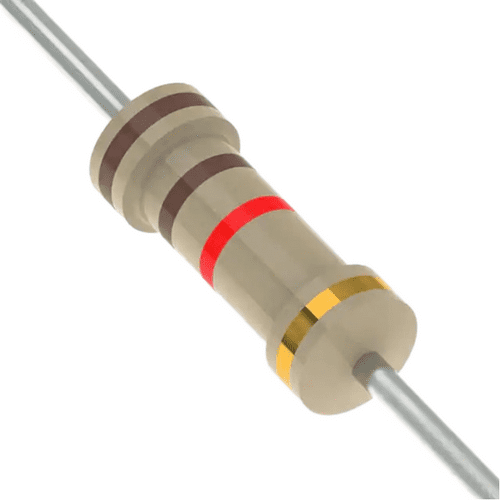 Pack of 90 CFR-25JB-1K1 Resistor Axial Carbon Film 1.1k Ohms ±5%, 1/4W Through Hole : RoHS, Cut Tape