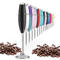 thumbnail image 2 of Electric Handheld Milk Frother with Dual Whisks - Powerful Motor for Creamy Coffee, Cappuccino, Matcha and More - Stainless Steel Twin Whisk Drink Mixer (Silver), 2 of 7