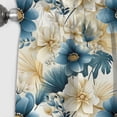 thumbnail image 2 of Designart "Floral Escape In Blues I" Floral Blackout Curtain Single Panel, 2 of 4