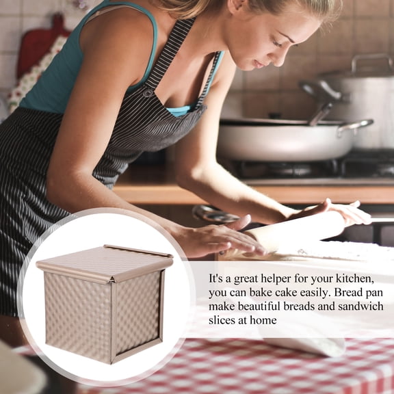 Hytrove Aluminum Loaf Pan for Bread Making, Non-Stick Baking Mold, 1 Set of Bread Accessories