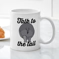 thumbnail image 3 of CafePress - Talk To The Tail - 11 oz Ceramic Mug - Novelty Coffee Tea Cup, 3 of 4