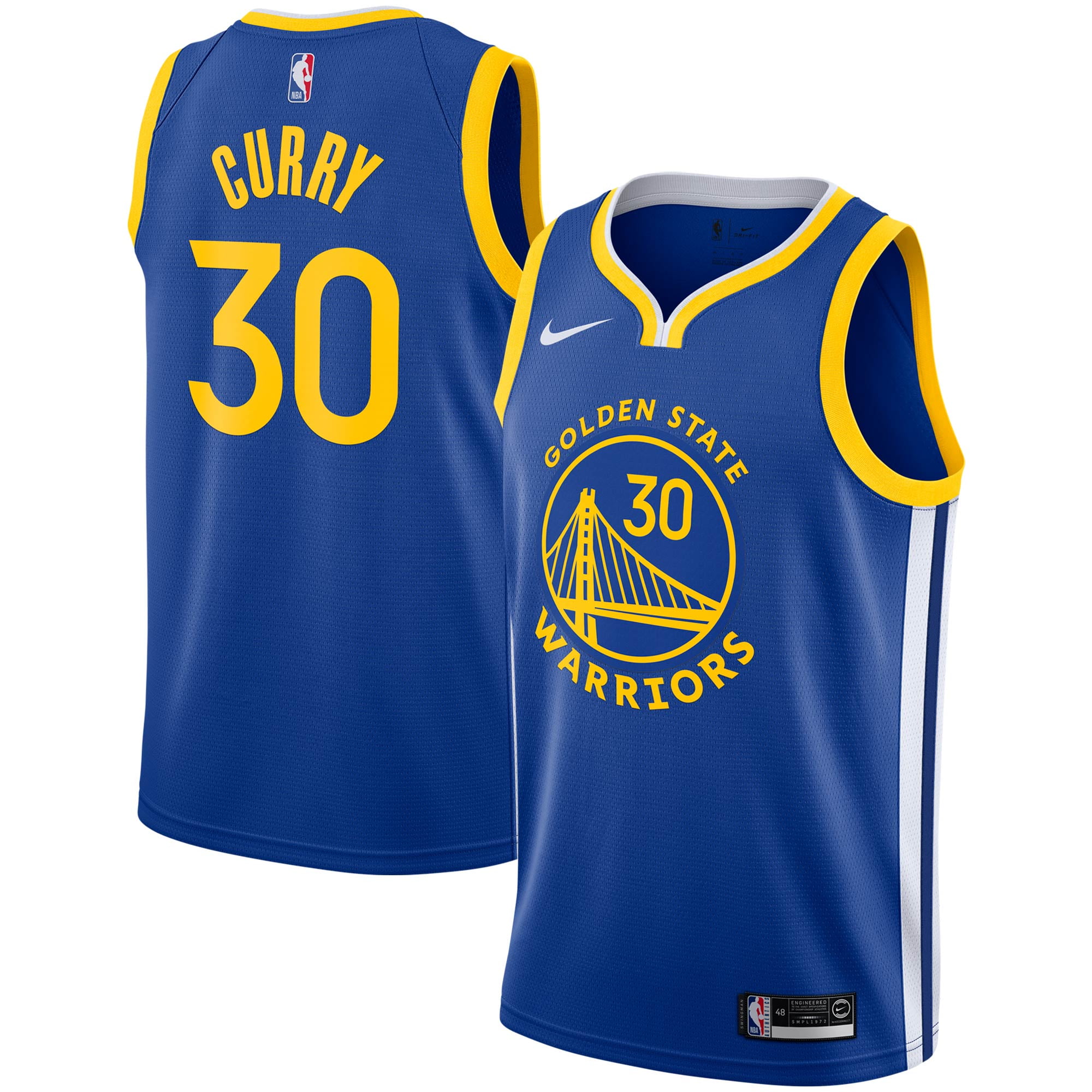 Stephen Curry Golden State Warriors Nike 2019/2020 ...